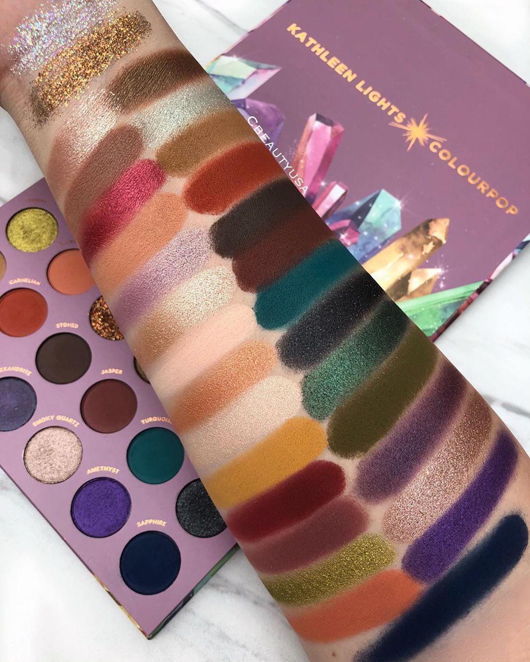 Christina Kaay on Instagram: “So Jaded palette Swatches!! рџ?Ќ swipe to see them up close and personal в†”пёЏ Such beautifully pigmented shadows  and I love every shade.  Did…” -   12 makeup Palette swatches ideas