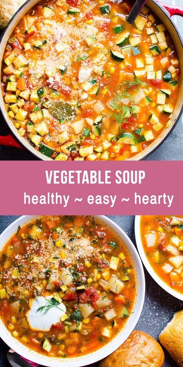 Vegetable Soup - iFOODreal - Healthy Family Recipes -   13 healthy recipes For The Week veggies ideas