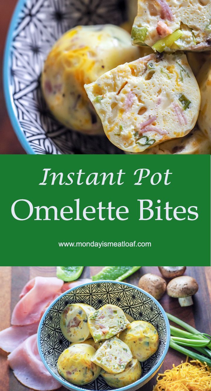 Instant Pot Omelette Bites -   13 healthy recipes For The Week veggies ideas