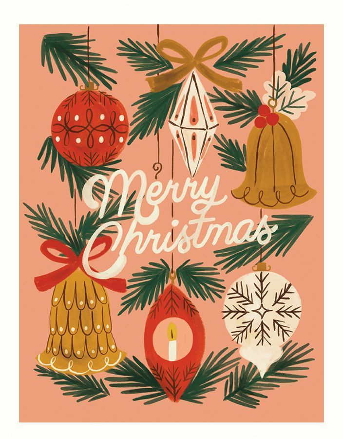 Christmas Ornaments | Postable -   13 holiday Illustration design ideas
