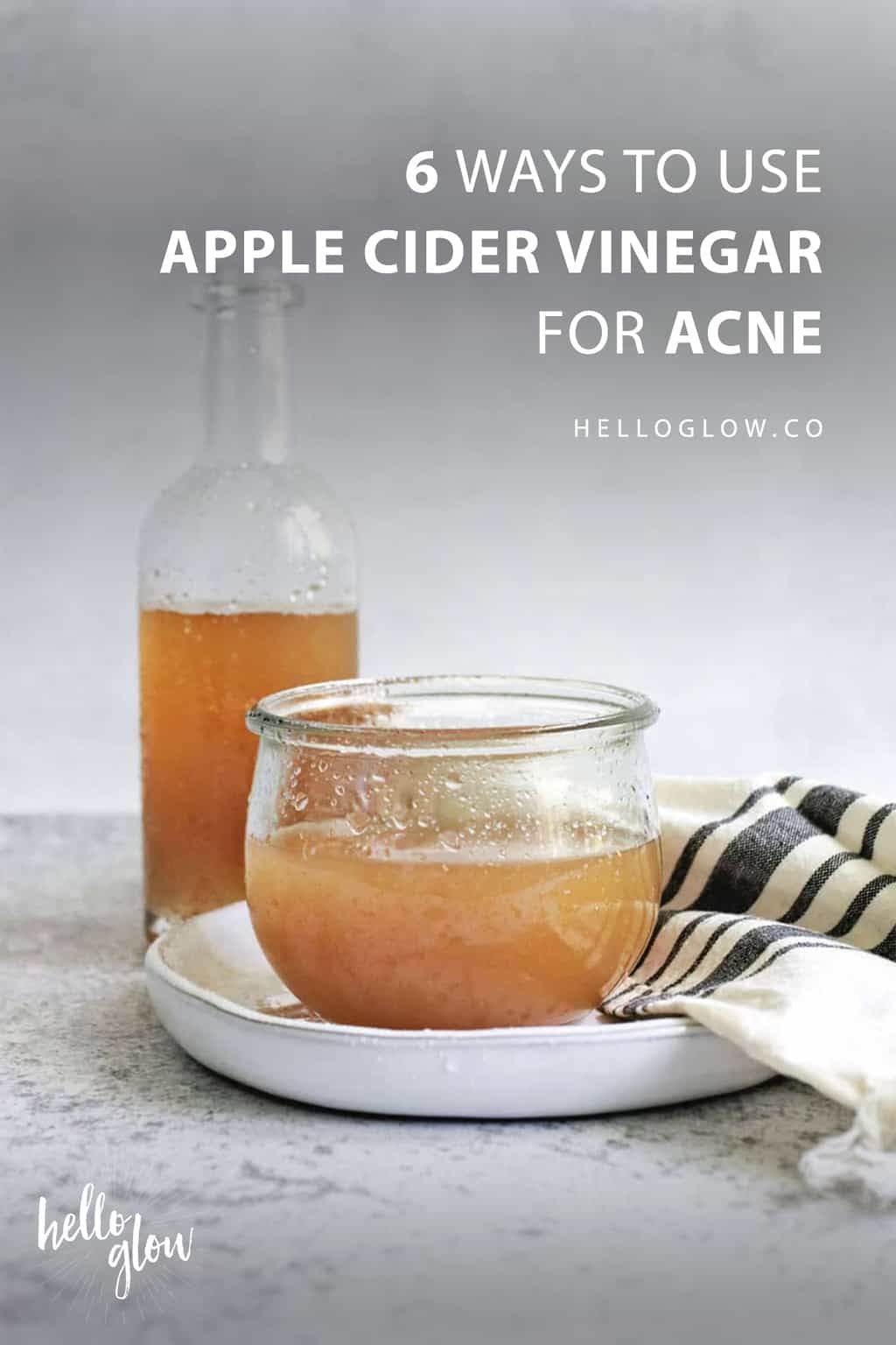 6 Ways to Use Apple Cider Vinegar for Acne | Hello Glow -   13 skin care Blackheads apple cider vinegar ideas