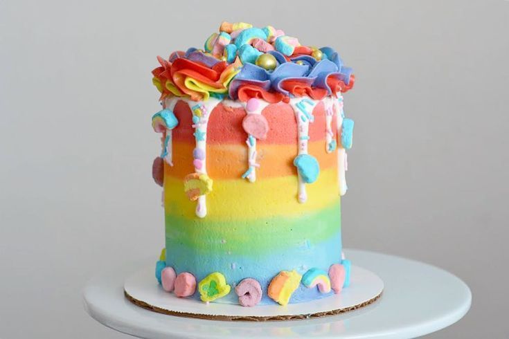 14 cake Rainbow boy ideas