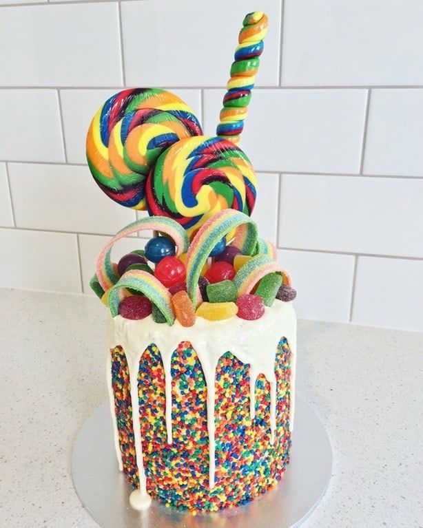 14 cake Rainbow boy ideas