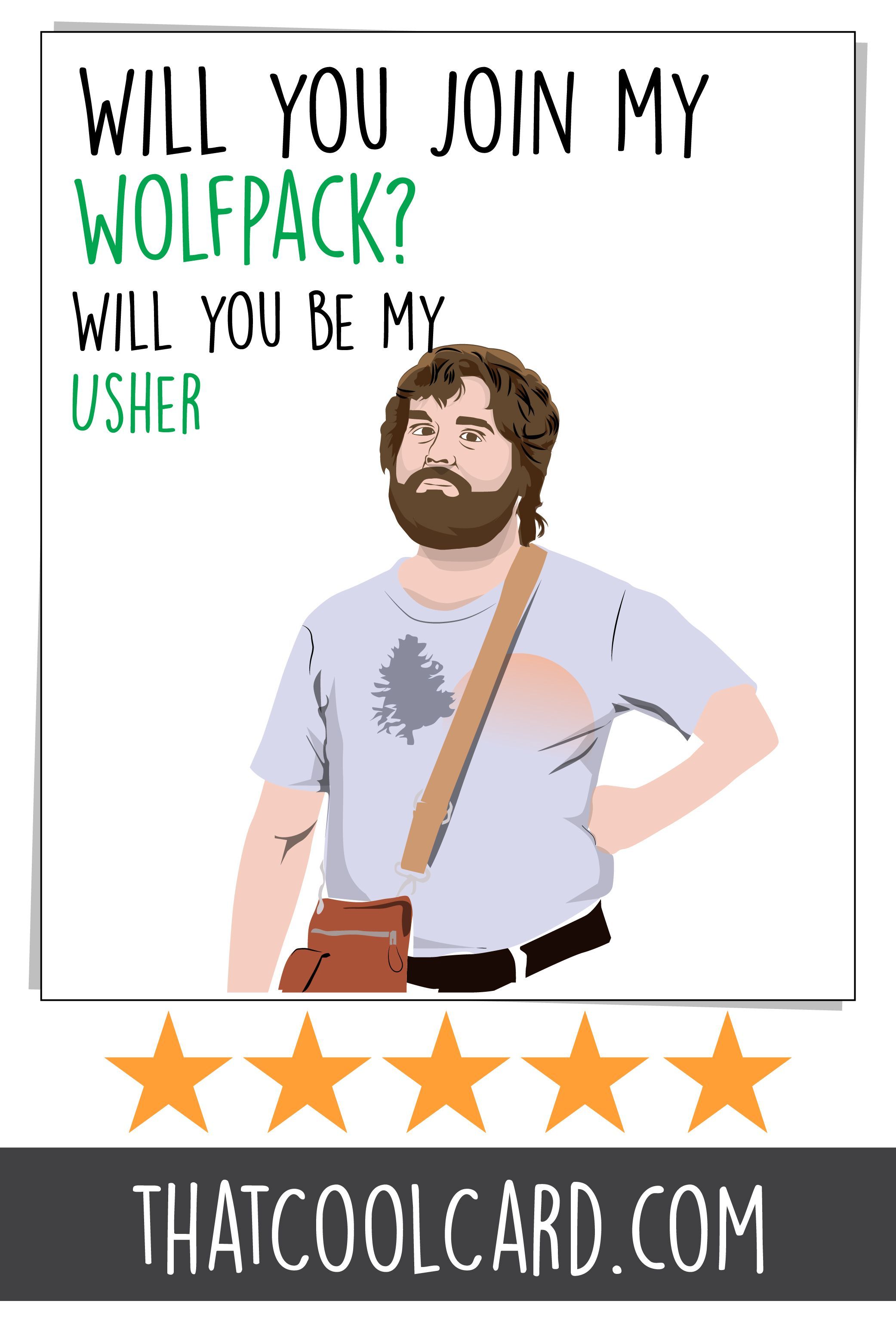 Funny Usher proposal card. Will you be my Usher ? -   14 Event Planning Funny awesome ideas