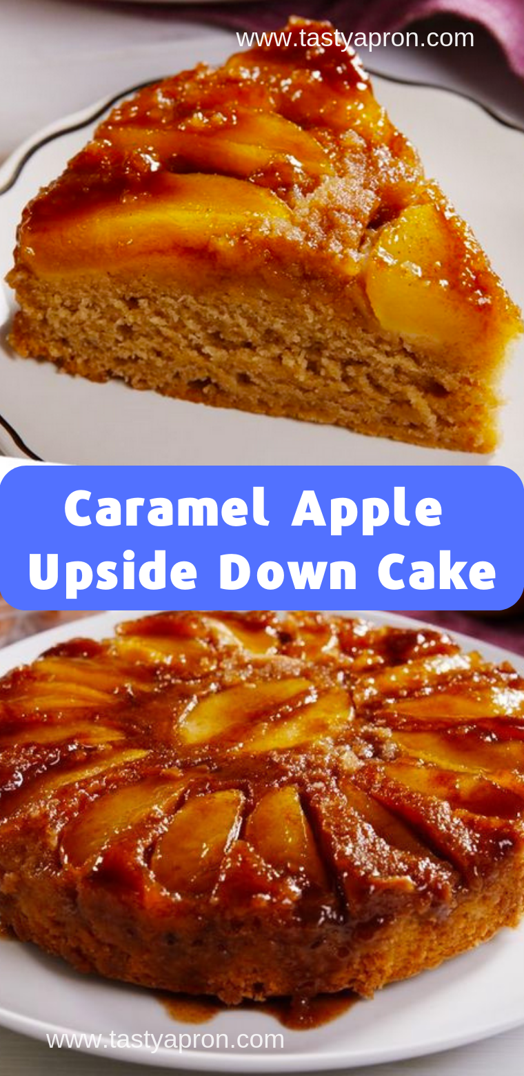 Caramel Apple Upside Down Cake ( Desserts, Cakes ) -   15 desserts Caramel apple ideas