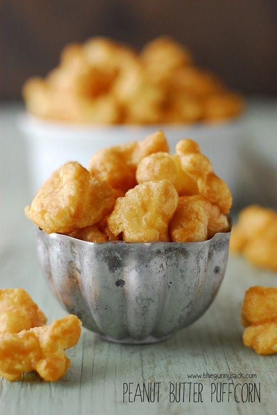 Peanut Butter Puffcorn Recipe -   15 desserts Caramel peanut butter ideas