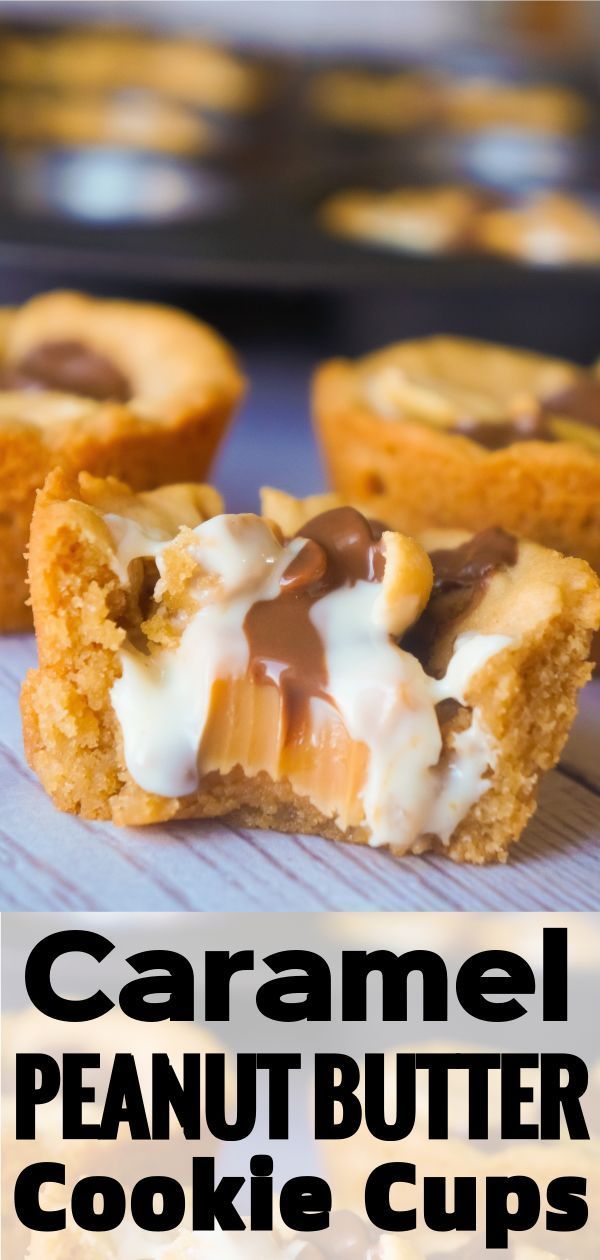 Caramel Peanut Butter Cookie Cups - This is Not Diet Food -   15 desserts Caramel peanut butter ideas