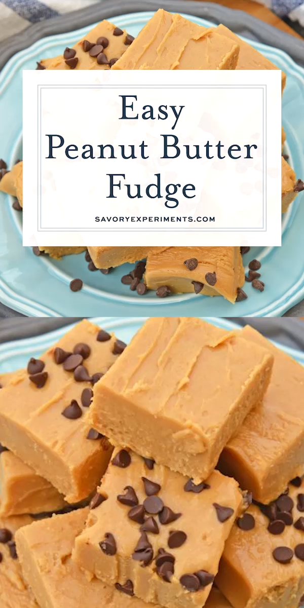 Easy Peanut Butter Fudge -   15 desserts Caramel peanut butter ideas