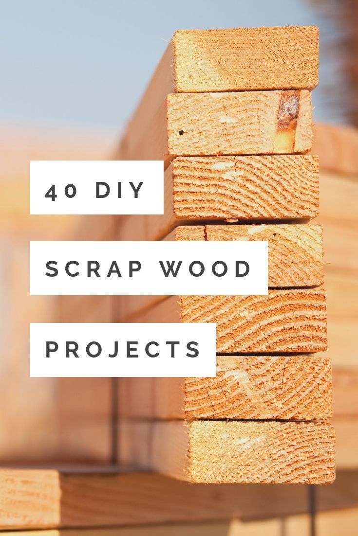 40 DIY Scrap Wood Projects You Can Make -   15 diy projects With Wood scraps ideas
