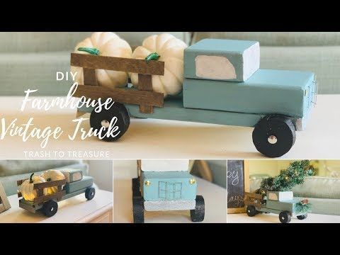 рџ› FARMHOUSE DIY VINTAGE TRUCK DECOR|TRASH TO TREASURE|SCRAP WOOD DIYрџ›  -   15 diy projects With Wood scraps ideas