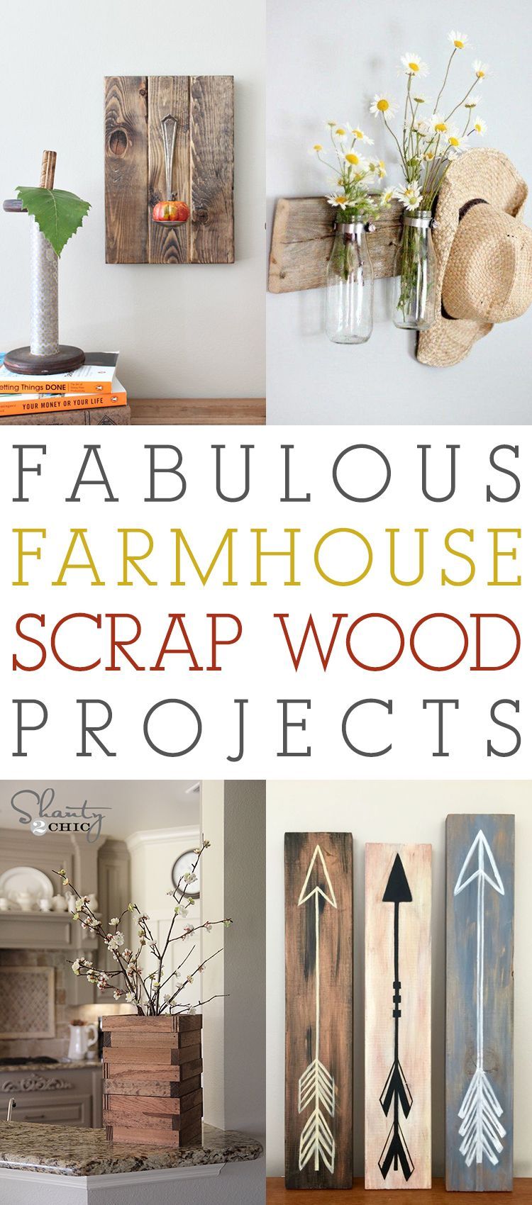 Fabulous Farmhouse Scrap Wood Projects - The Cottage Market -   15 diy projects With Wood scraps ideas