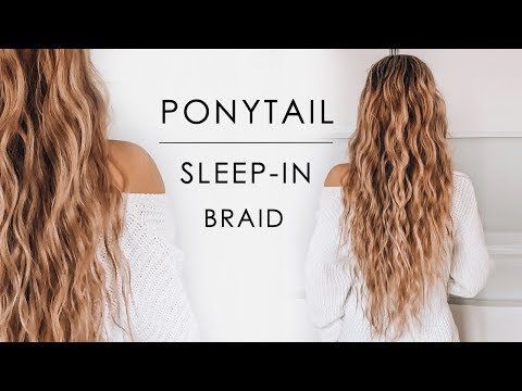 Sleep-in Ponytail Beachy Waves Hair Tutorial | Shonagh Scott -   15 hair Waves braid ideas