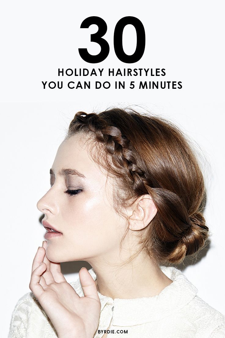 Party-Perfect Hairstyles That Require Little Effort -   15 quick holiday Hairstyles ideas