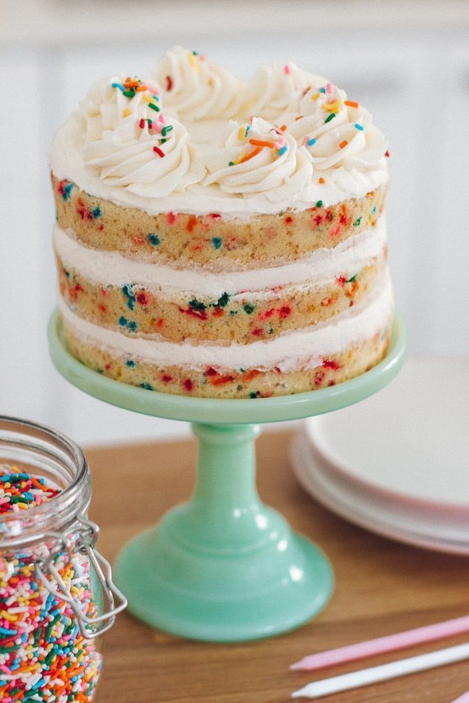 The Best Funfetti Cake - Pretty. Simple. Sweet. -   16 cake Amazing lights ideas