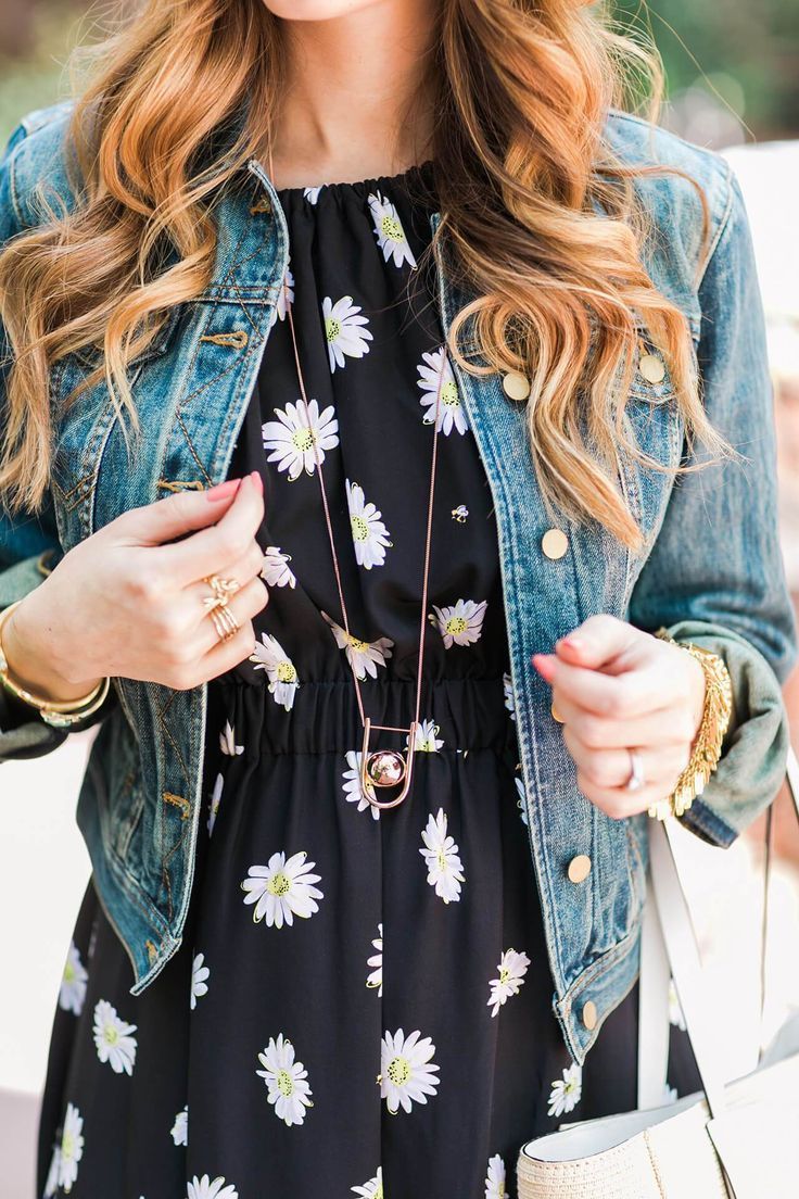 Daisy Print | M Loves M -   16 dress Modest jean jackets ideas