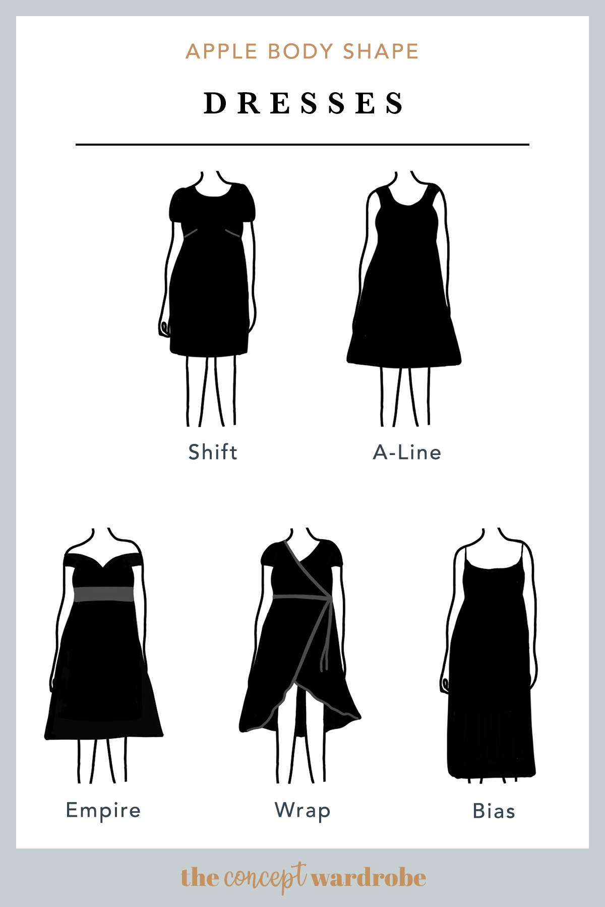 APPLE BODY SHAPE | Dresses -   16 dress Short shape ideas