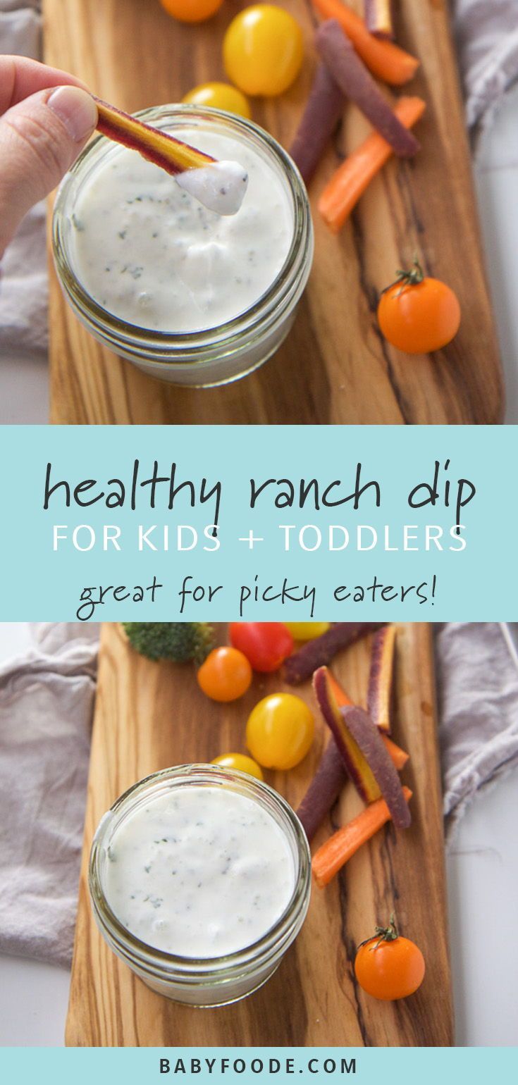 Healthy Ranch Dip -   16 healthy recipes For Picky Eaters carrots ideas