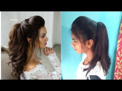 The Perfect High Ponytail with Puff | Messy Ponytail | No Teasing, No Hairspray | Indian Hairstyles -   16 indian hairstyles Tutorial ideas
