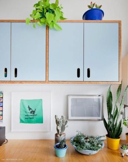 16 room decor Blue cabinets ideas