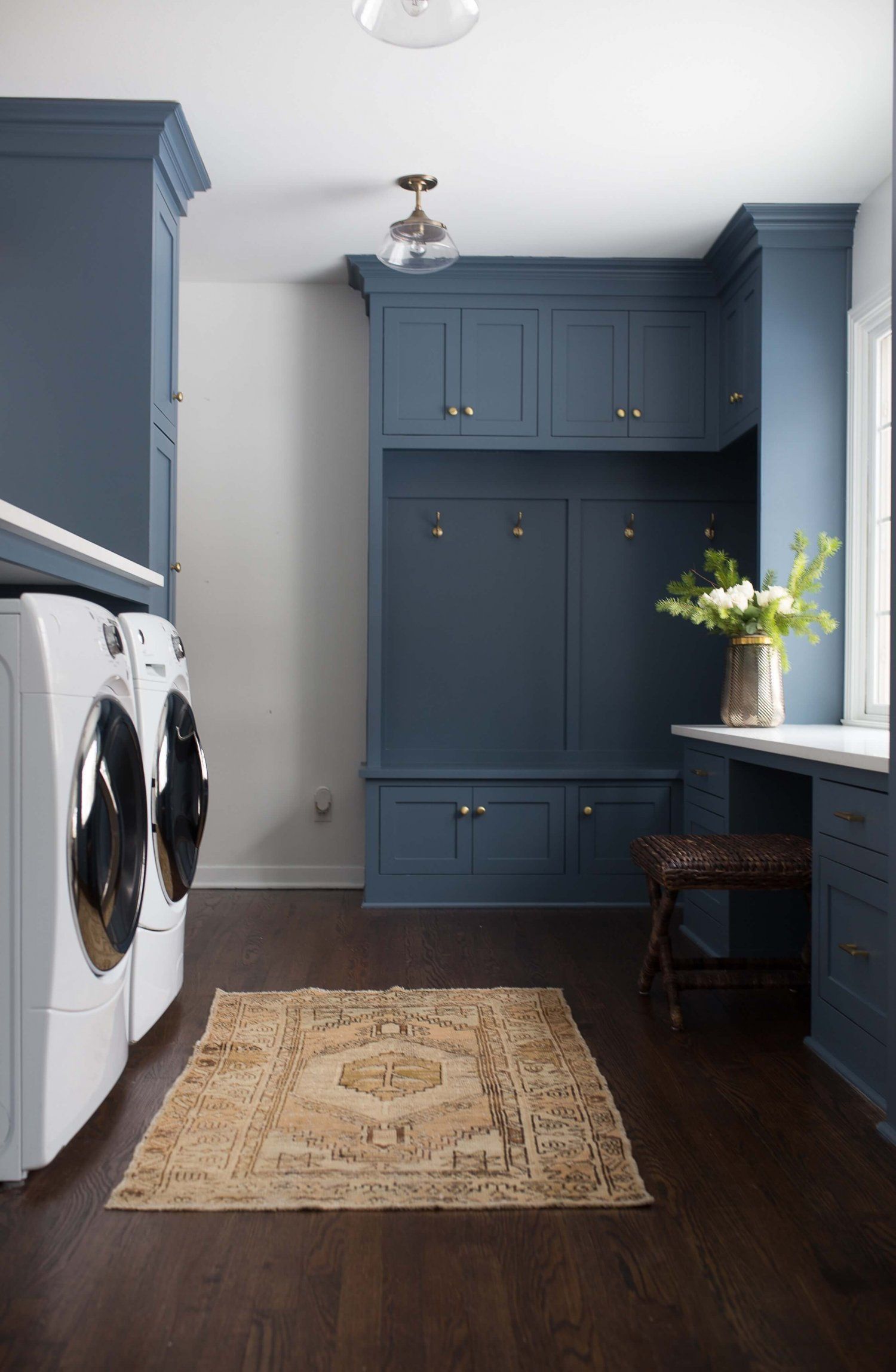 Moody Earth Tones -   16 room decor Blue cabinets ideas