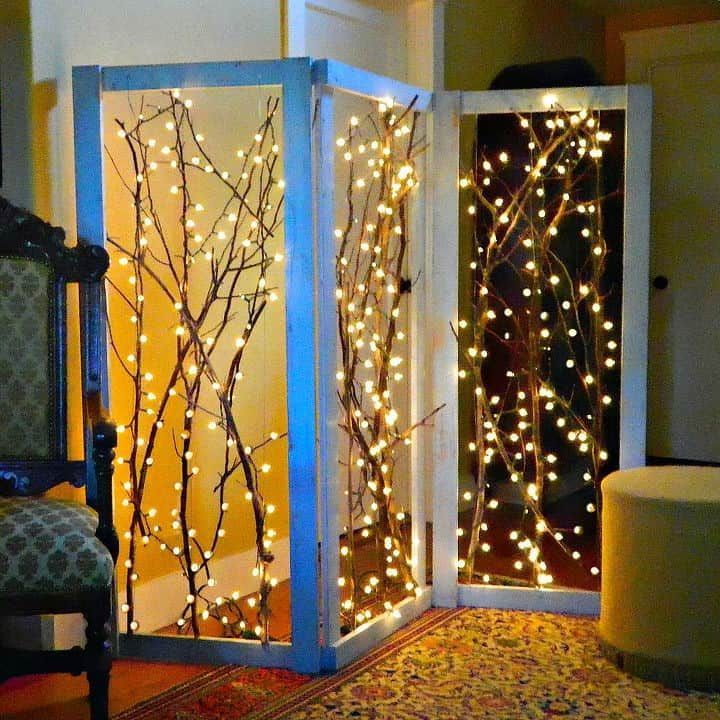 15 Easy, Simple, and Fun DIY String Light Ideas -   17 diy projects Decoration string lights ideas