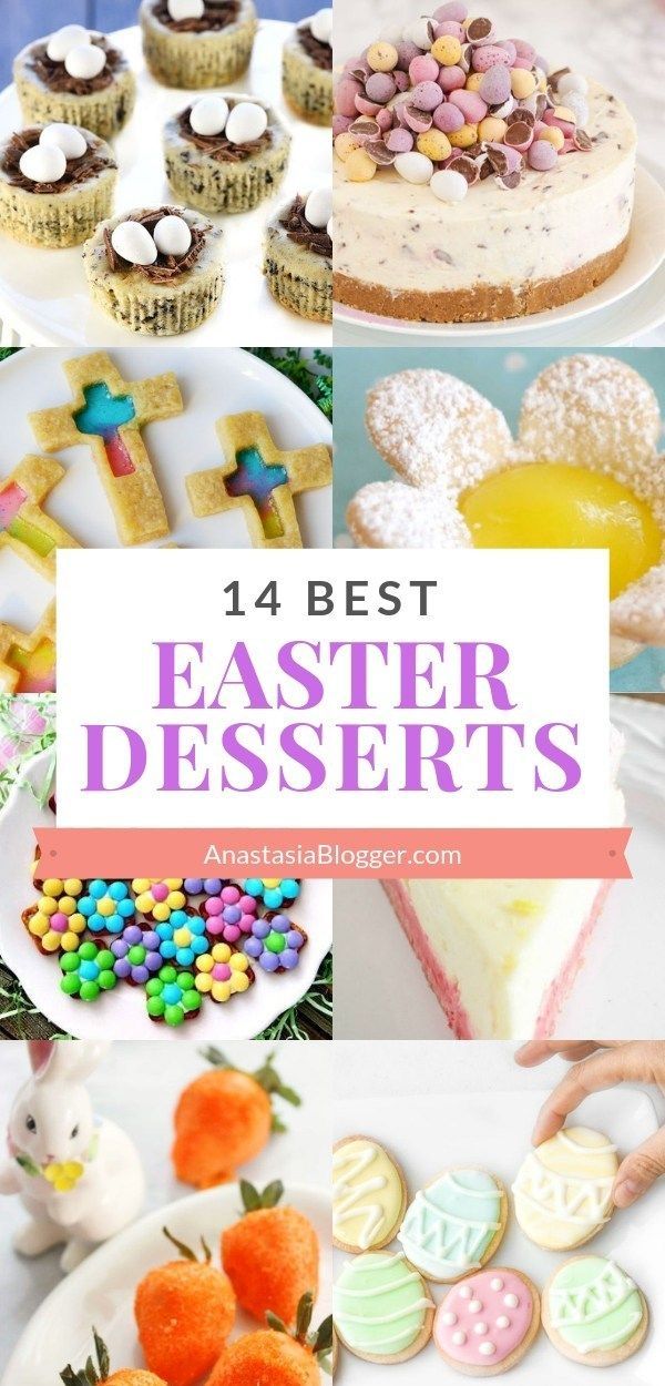 14 Easy Easter Dessert Recipes - Best Ideas for Kids and For a Crowd -   17 easter desserts For A Crowd ideas