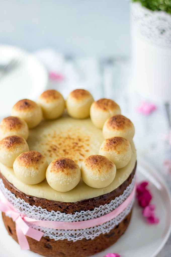 Simnel Cake (British Easter Fruit Cake) -   17 easter desserts For A Crowd ideas