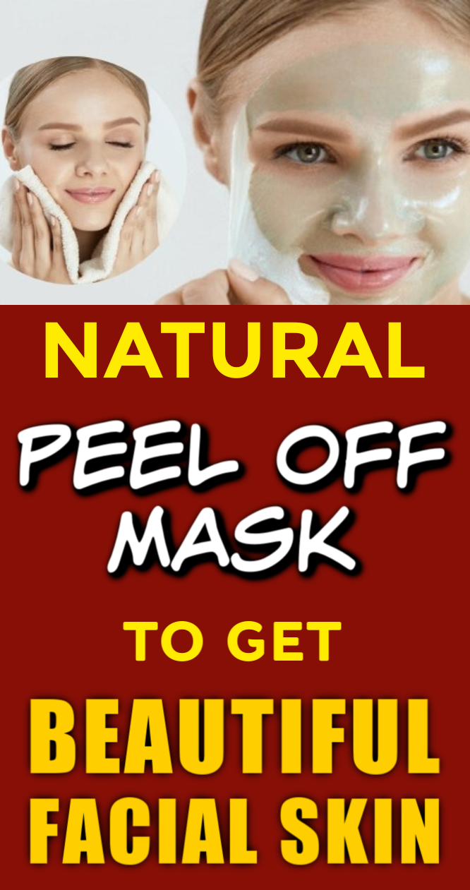 3 Natural Peel Off Masks To Get Beautiful Facial Skin -   17 skin care Masks facials ideas
