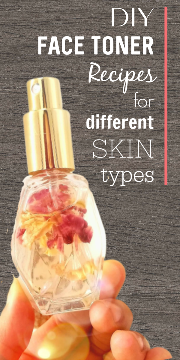 DIY Face Toner Recipes for Different Skin Types - Glowpink -   17 skin care Recipes skincare ideas