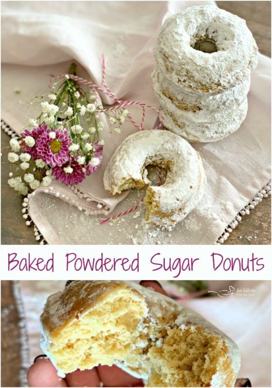 Powdered Sugar Donuts - The perfect cake donut! -   18 cake Homemade powdered sugar ideas