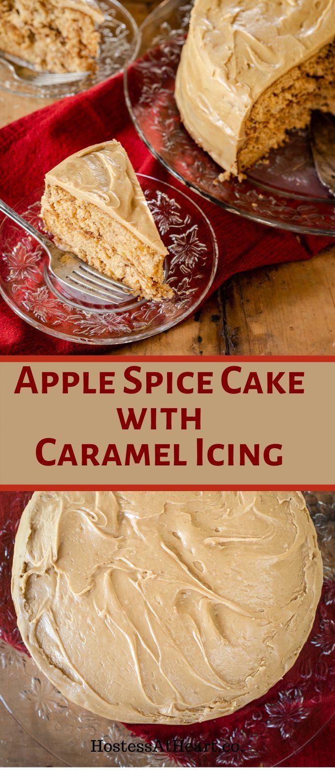 Apple Spice Cake with Caramel Icing -   18 cake Homemade powdered sugar ideas