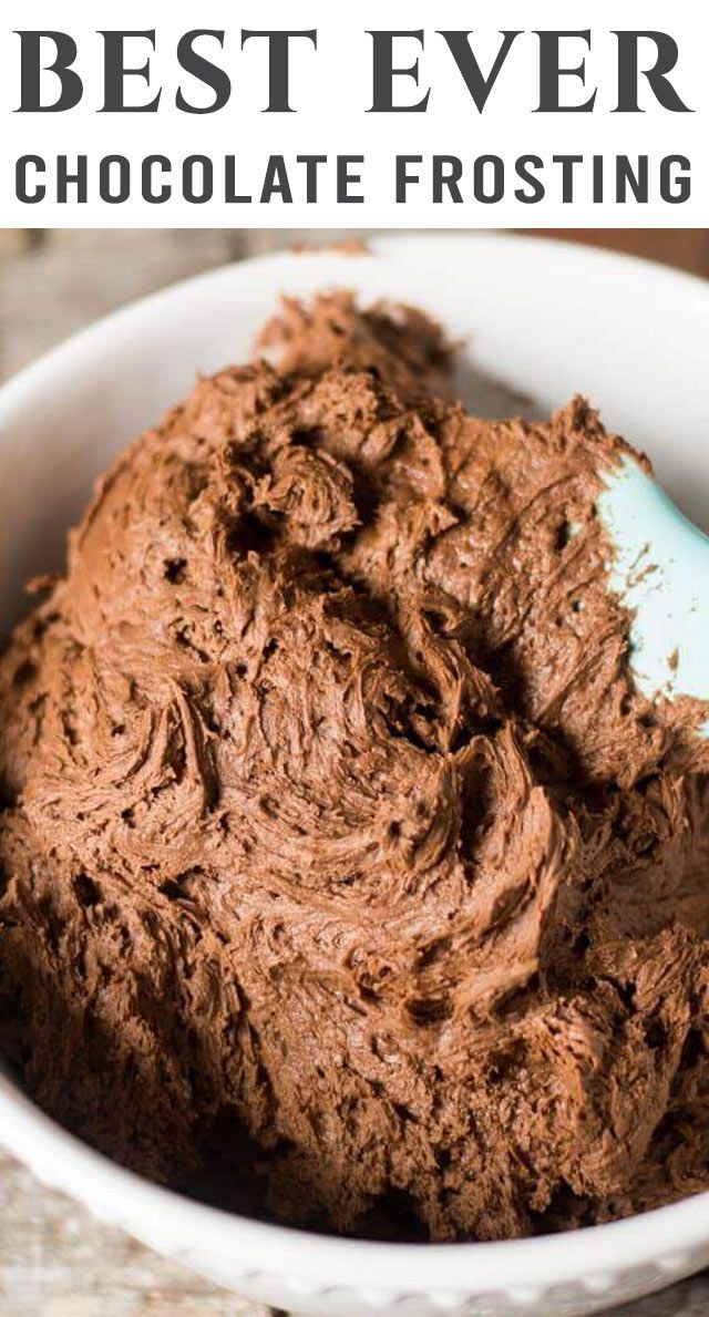 Best Ever Chocolate Frosting -   18 cake Homemade powdered sugar ideas