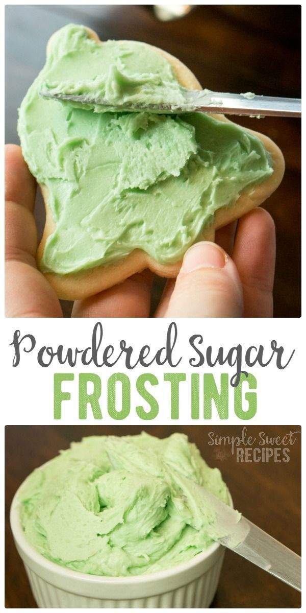 4-Ingredient Powdered Sugar Frosting -   18 cake Homemade powdered sugar ideas