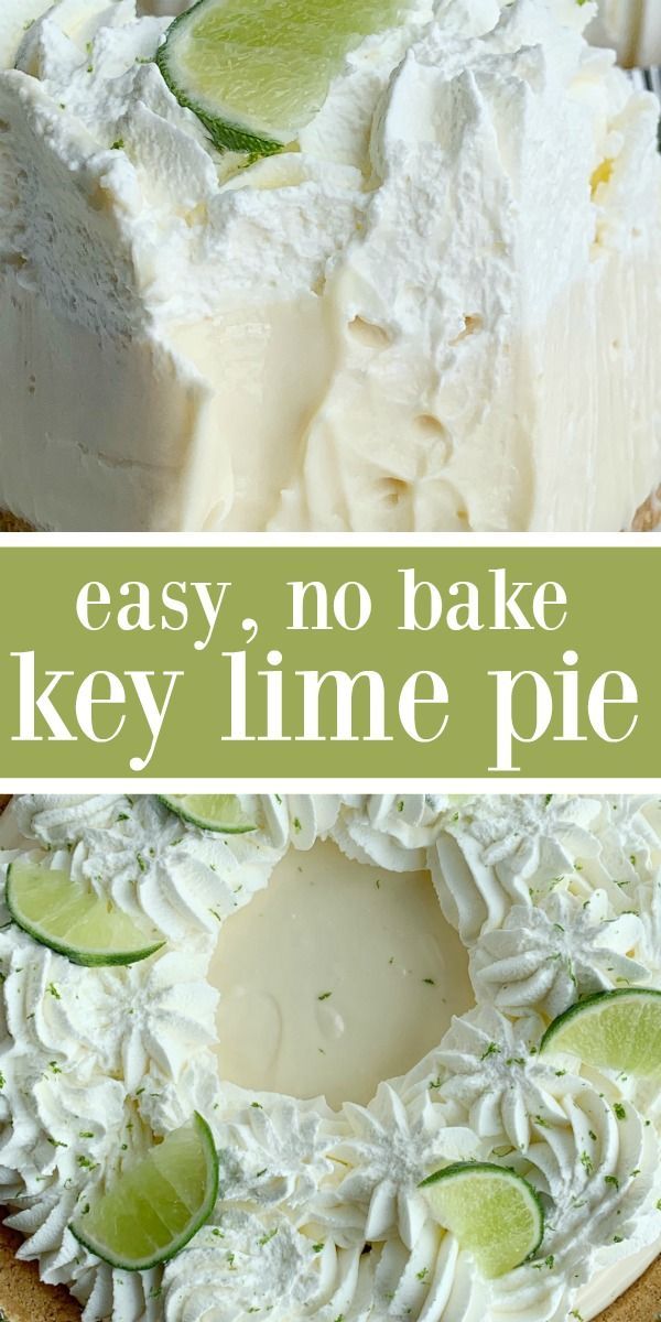 No Bake Key Lime Pie -   18 desserts Summer lime pie ideas