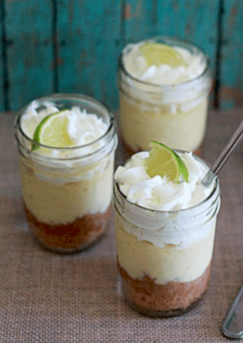 Quick & Easy Key Lime Pie In a Jar -   18 desserts Summer lime pie ideas