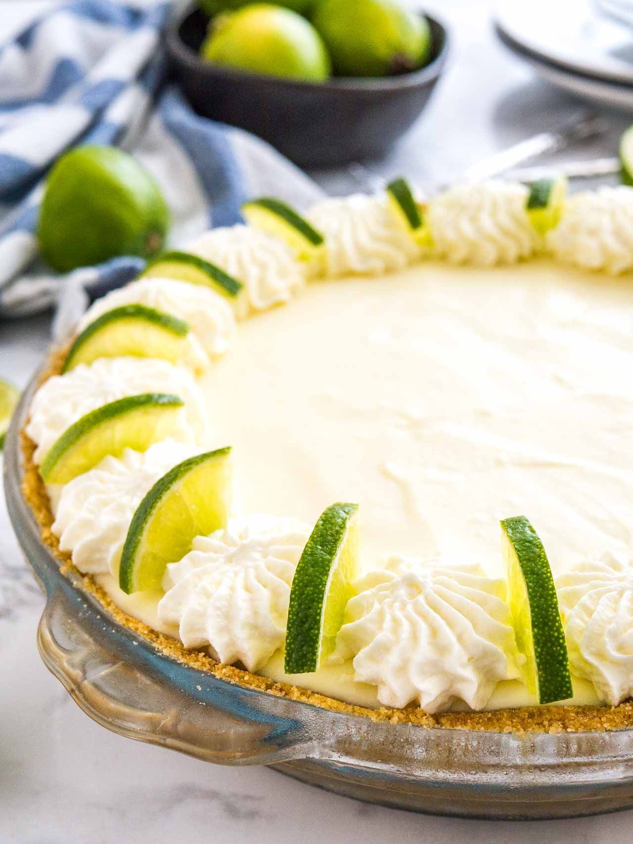 No Bake Key Lime Pie {Key Lime Cream Pie} | Plated Cravings -   18 desserts Summer lime pie ideas