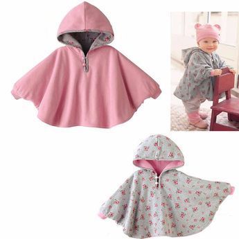 Baby Boy Girl Two-sided Cloak Poncho Cape Hoodie Coats Outwear Jacket Jumpers Clothes Winter Warm - Kid Shop Global - Kids & Baby Shop Online - baby & kids clothing, toys for baby & kid -   18 DIY Clothes For Girls kids ideas