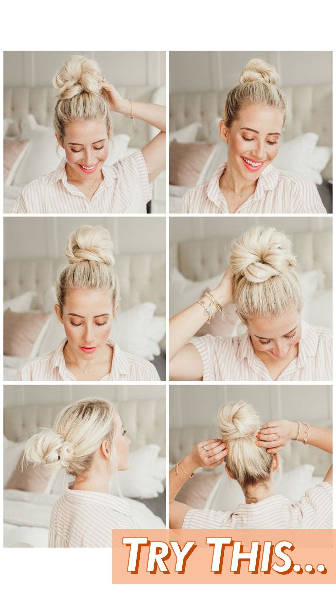 18 hair Bun messy ideas