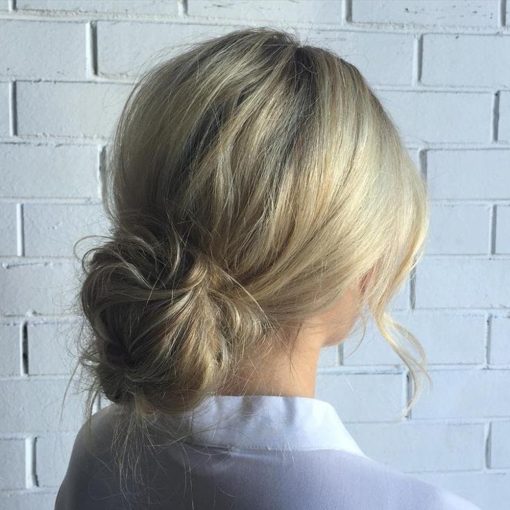 40 Lovely Low Bun Hairstyles for Your Inspiration -   18 hair Bun messy ideas