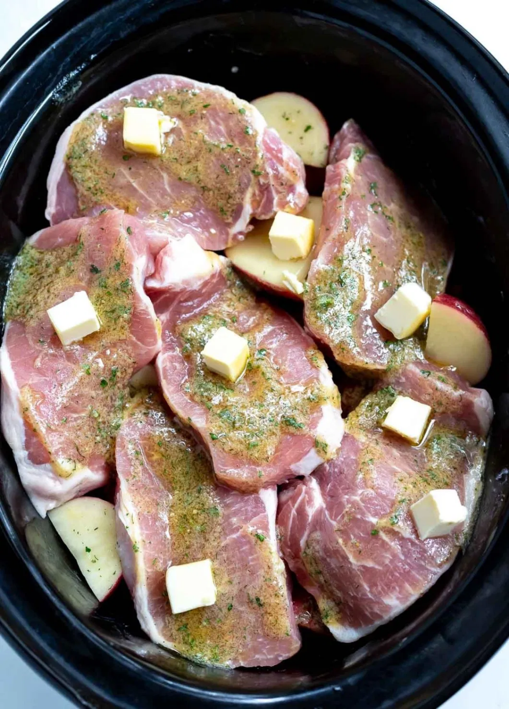 CROCKPOT RANCH PORK CHOPS and POTATOES!! + WonkyWonderful -   18 healthy recipes No Meat crock pot ideas