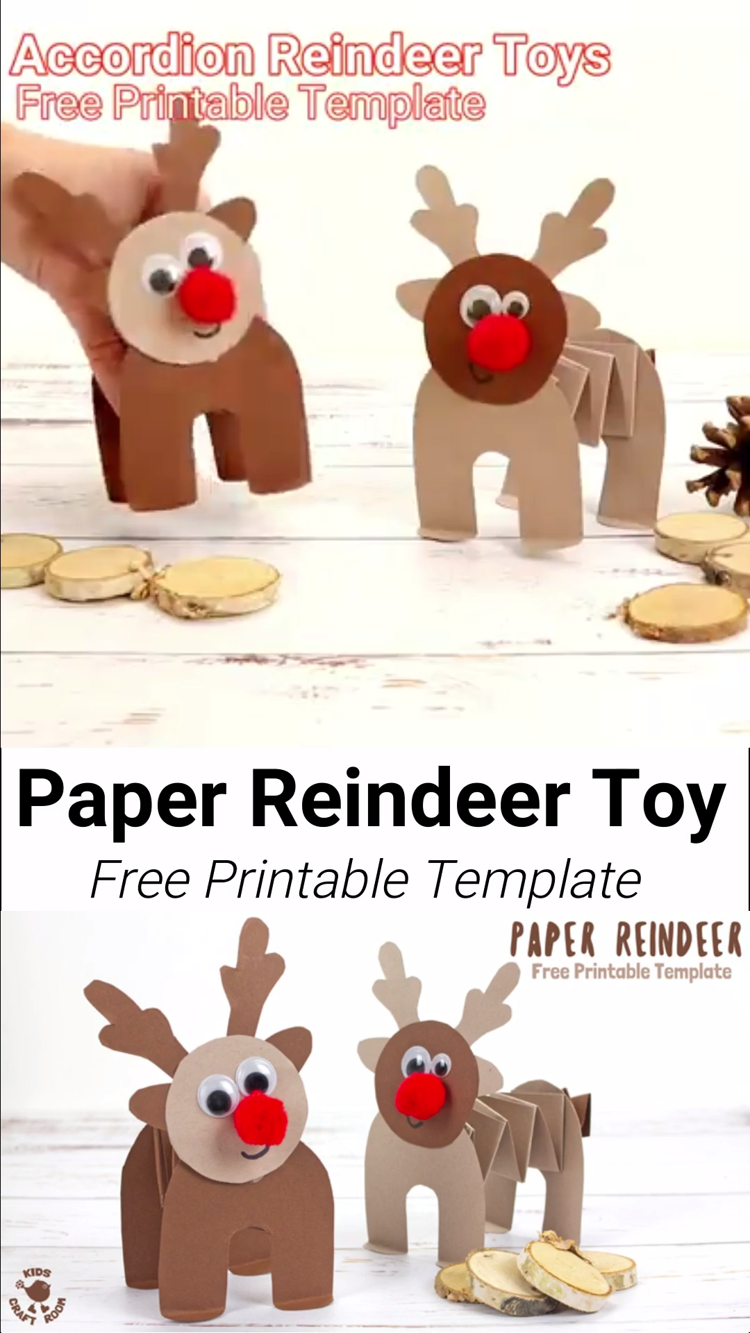 Fun Paper Reindeer Craft -   18 holiday Crafts spring ideas
