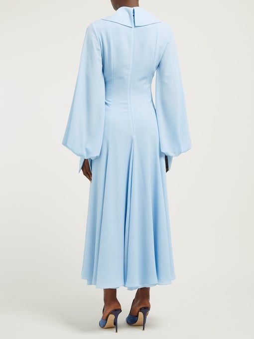 Gaynor cady midi dress | Emilia Wickstead | MATCHESFASHION US -   19 dress Midi hijab ideas