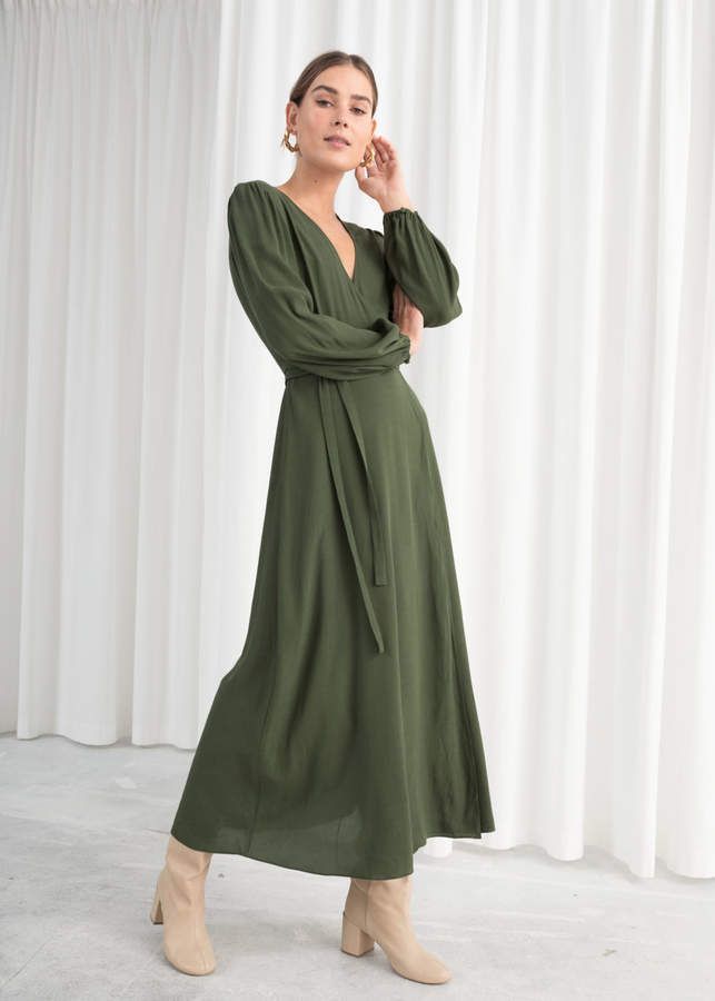 Wrap Midi Dress -   19 dress Midi hijab ideas
