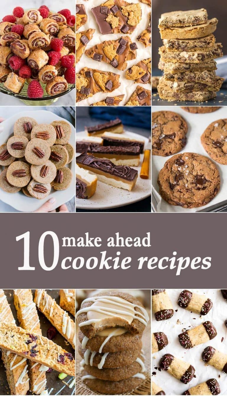 10 Make Ahead Cookie Recipes -   19 holiday Cookies freezer ideas