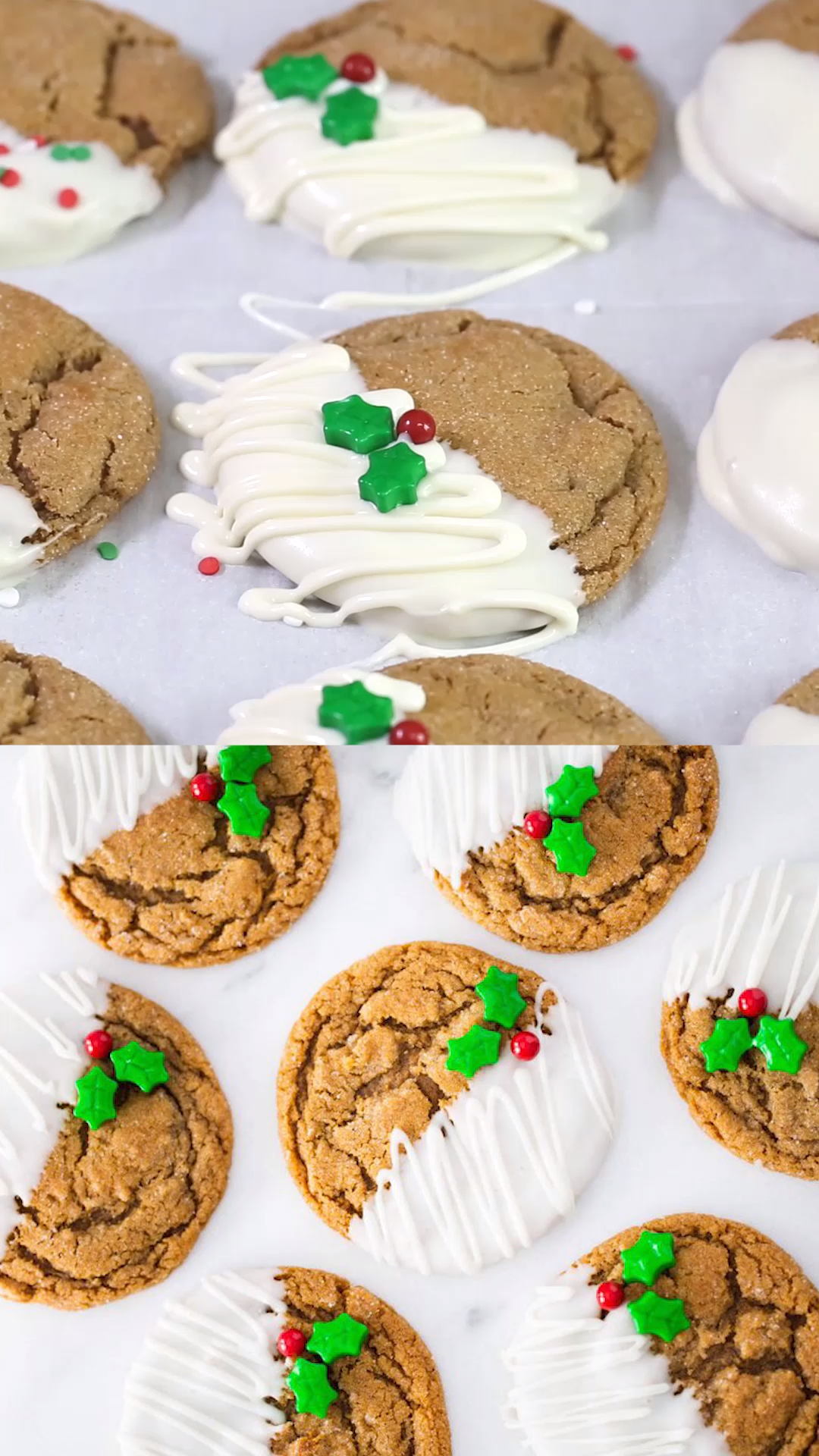 Ginger Molasses Cookies -   19 holiday Cookies freezer ideas