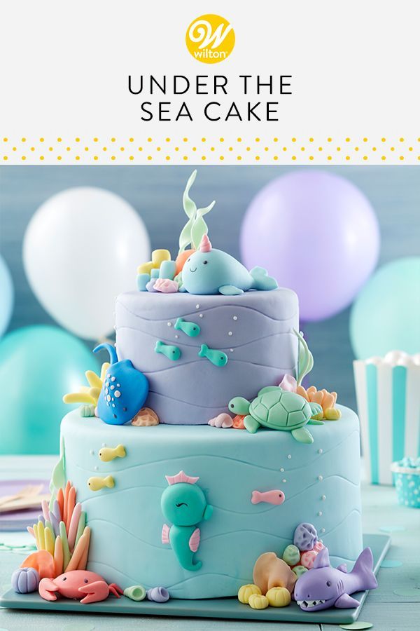 Under the Sea Cake -   20 cake Birthday party ideas