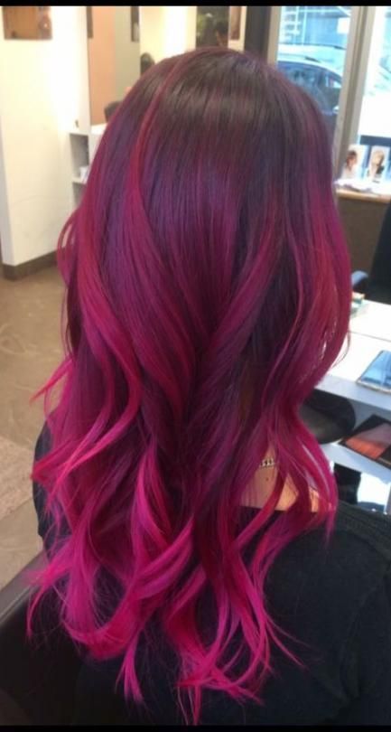 21 Ideas Hair Color Purple Ombre Magenta -   8 hair Purple morena ideas