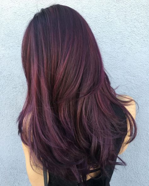 8 hair Purple morena ideas