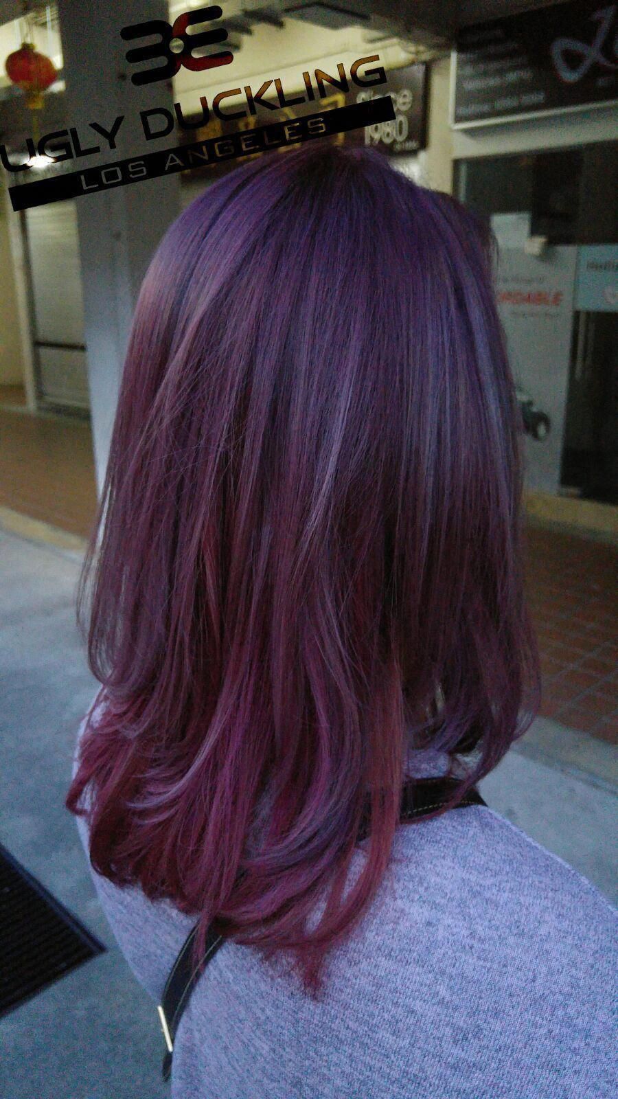 Violet Hair Color -   8 hair Purple morena ideas