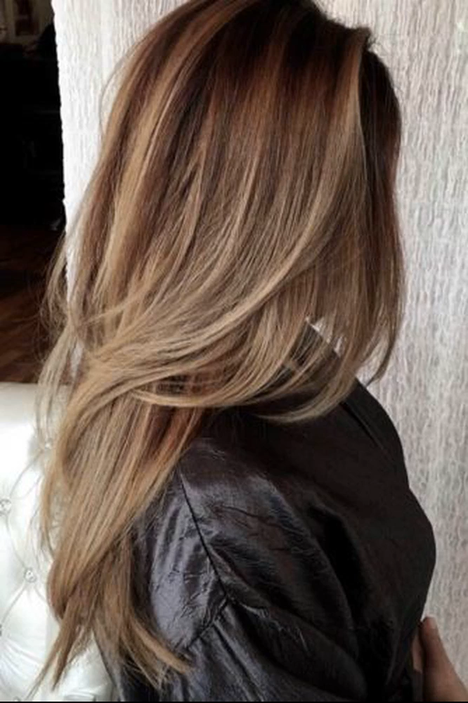 Explore trendy long haircuts with layers for women. -   10 hair Layered brunette ideas